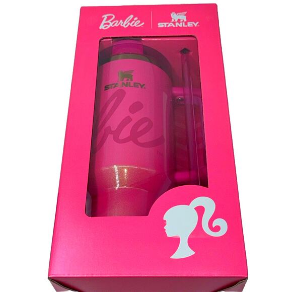 NEW Valentines Day Icon Barbie Stanley The FlowState Quencher 40oz Tumbler Cup - Picture 1 of 6